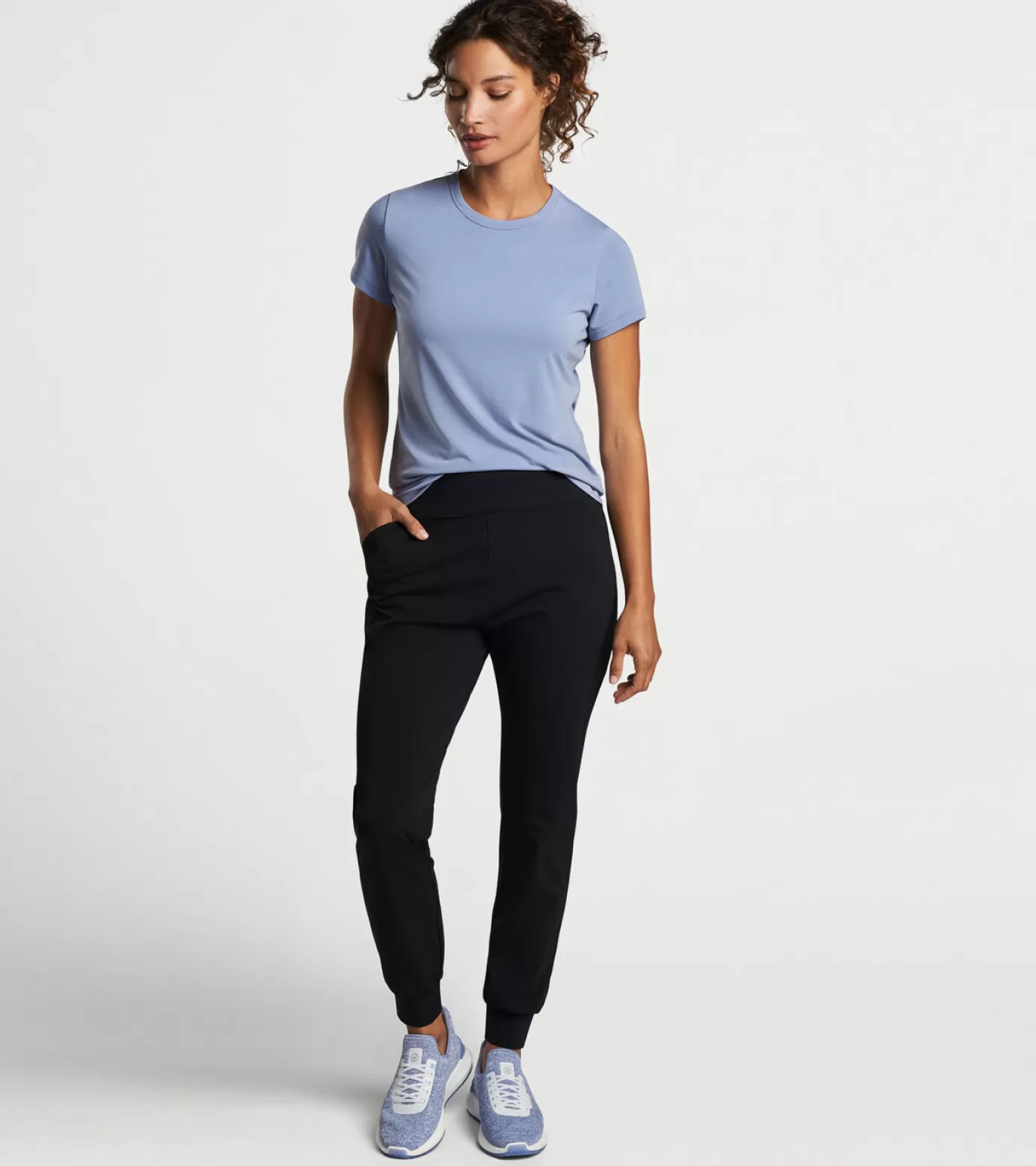 Crown Sport | Crown-WOMEN | WOMEN Peter Millar Stellar Performance Jogger Black