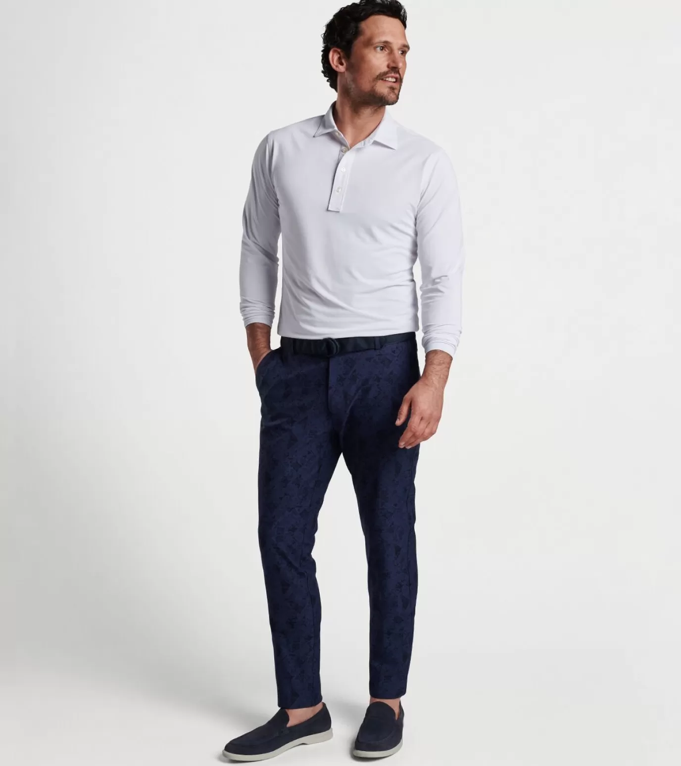 Travel Well | Bottoms | T-Shirts-MEN | MEN | MEN Peter Millar Surge Patched Tile Performance Trouser Navy