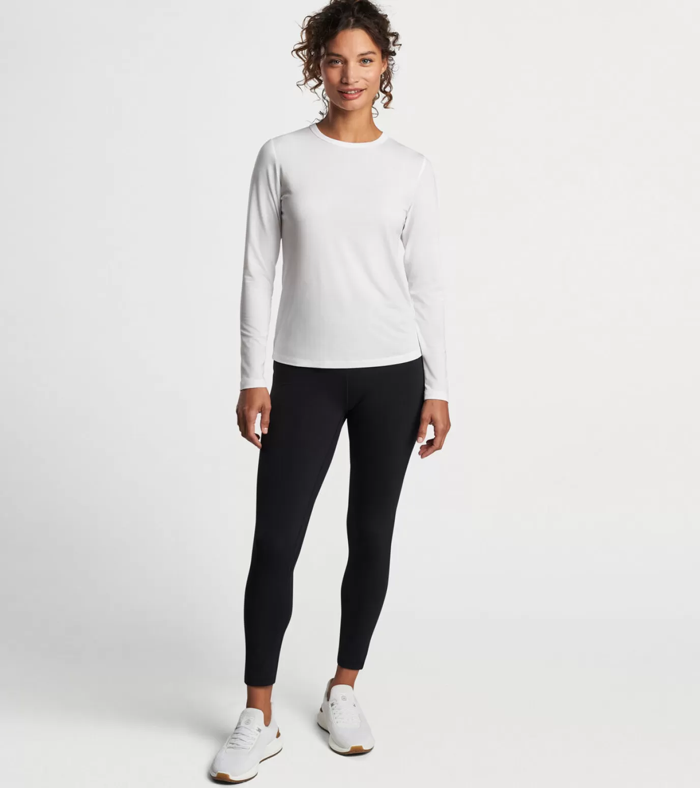 Crown Sport | Crown | Find Your Fit-WOMEN | WOMEN | MEN Peter Millar Vinyasa Performance Long-Sleeve T-Shirt White