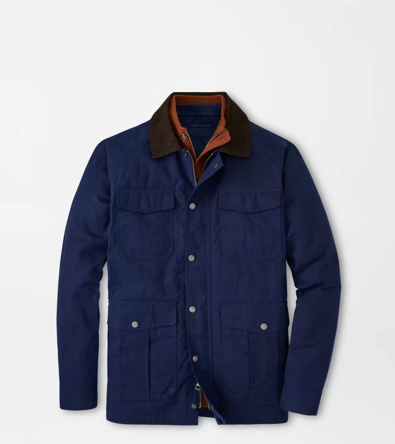 Coastal Adventure | U.S. Open Collection-MEN | MEN Peter Millar Waxed Cotton Field Jacket Navy