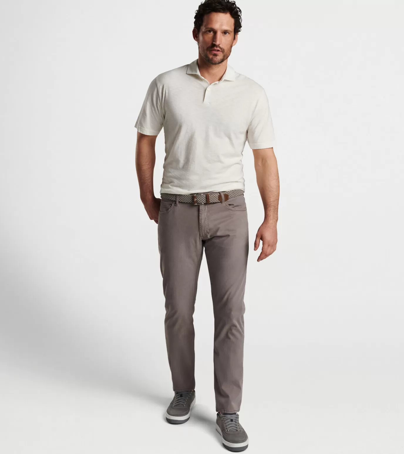 For The Course-MEN Peter Millar Wayfare Five-Pocket Pant Khaki