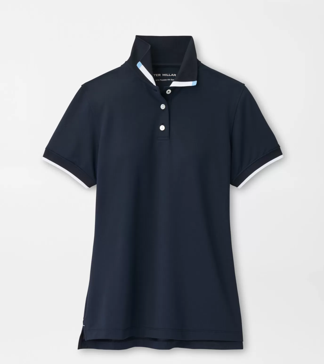 Crown | Find Your Fit-WOMEN | MEN Peter Millar Whitworth Sport Mesh Polo Black